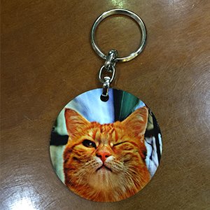 מחזיקי מפתחות מעץ סובלימציה