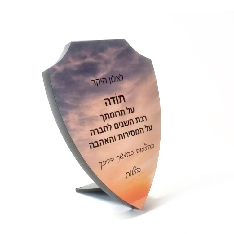 מגן הוקרה + רגלית